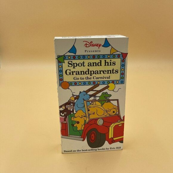 Disney Spot And His Grandparents Go To The Carnivall By Eric Hill Video Cassette - Picture 1 of 2